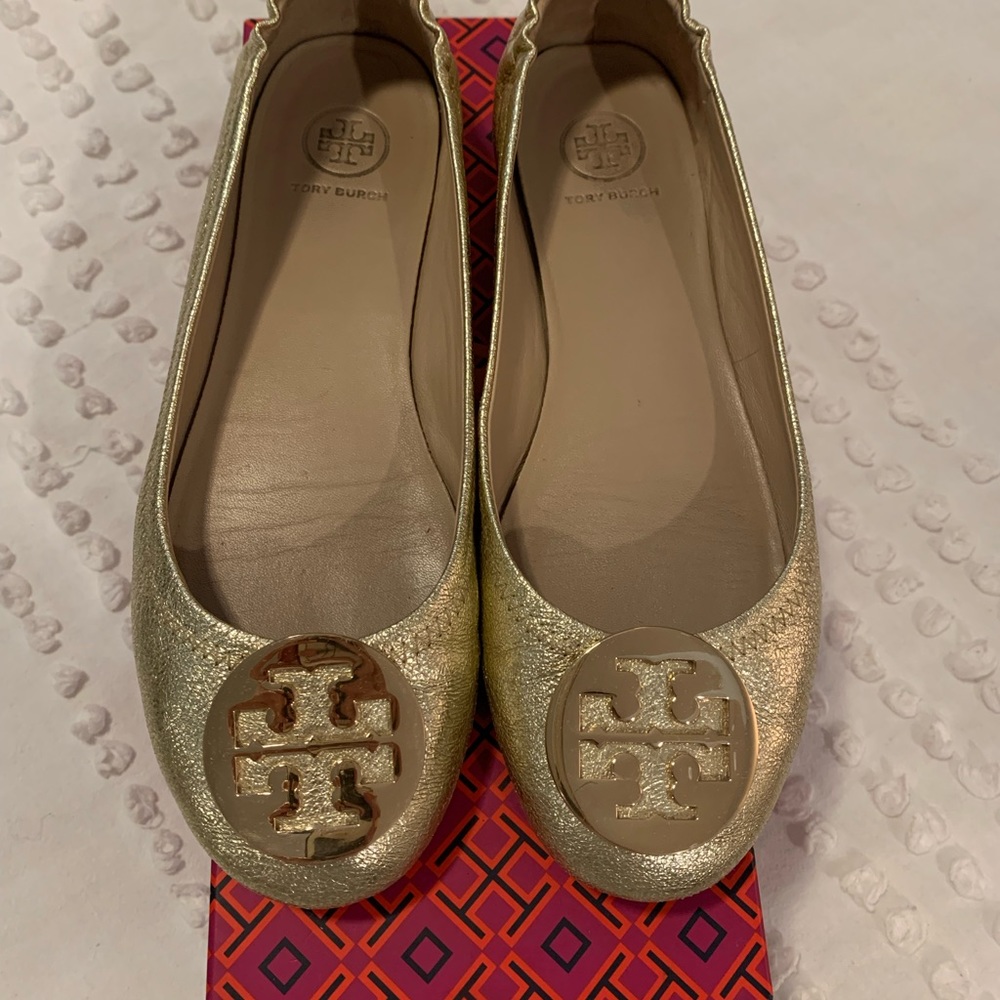 Tory Burch Minnie Travel Ballet with Logo